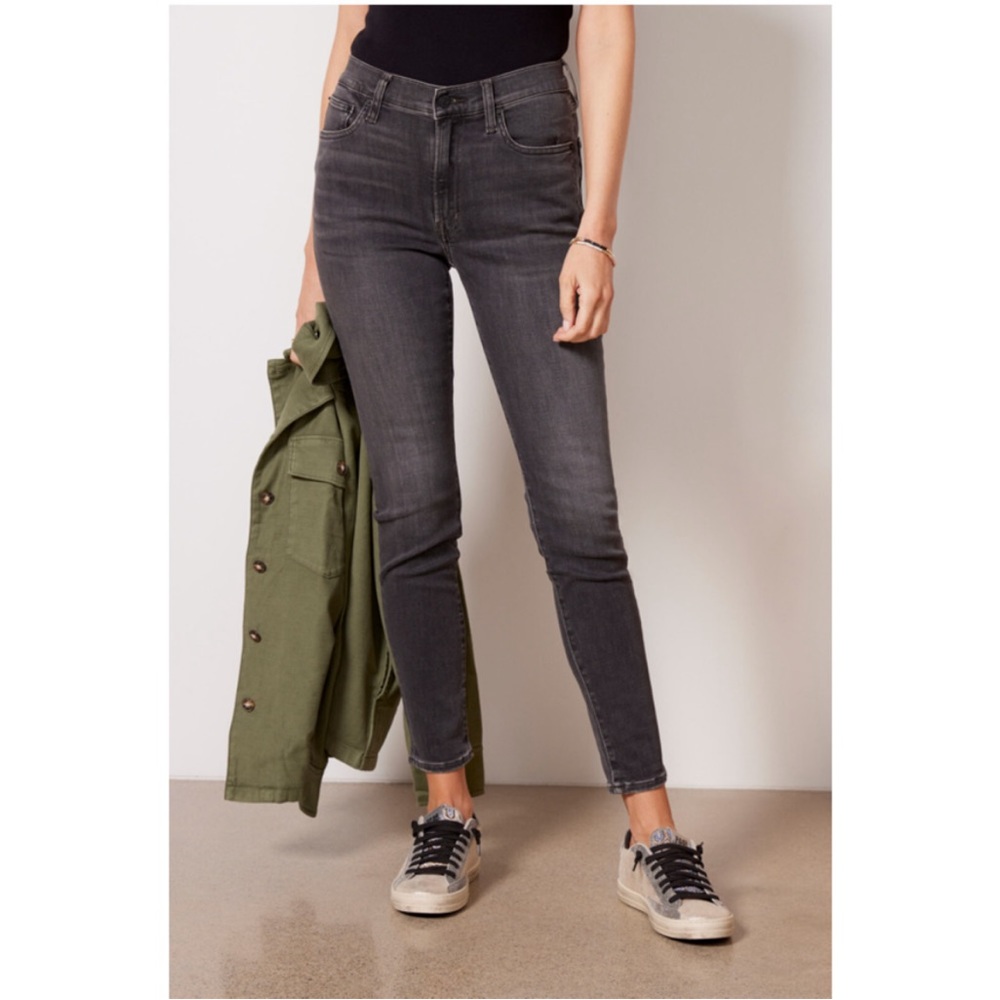 ✨ EDWIN NWT Pixie 9" Midrise Skinny Denim Jean in Black Orchid✨
